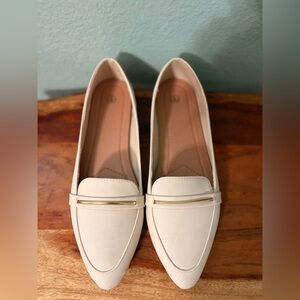 Cream Loafers